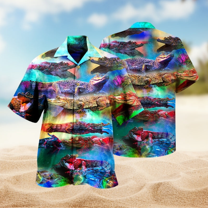 Crocodile Color Love Animals Limited Edition – Hawaiian Shirt