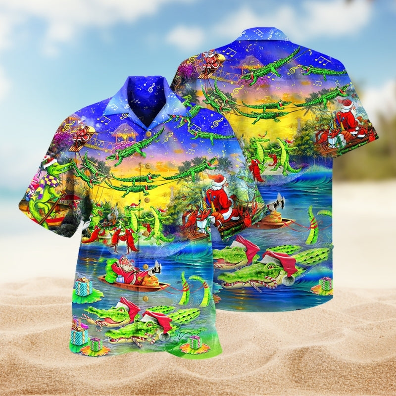Crocodile Love Christmas Limited Edition – Hawaiian Shirt