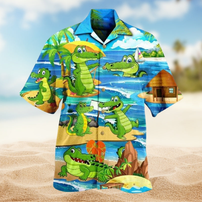 Crocodile Love Life Limited Edition – Hawaiian Shirt