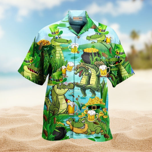Crocodile Loves Beer Everyday Limited Edition – Hawaiian Shirt
