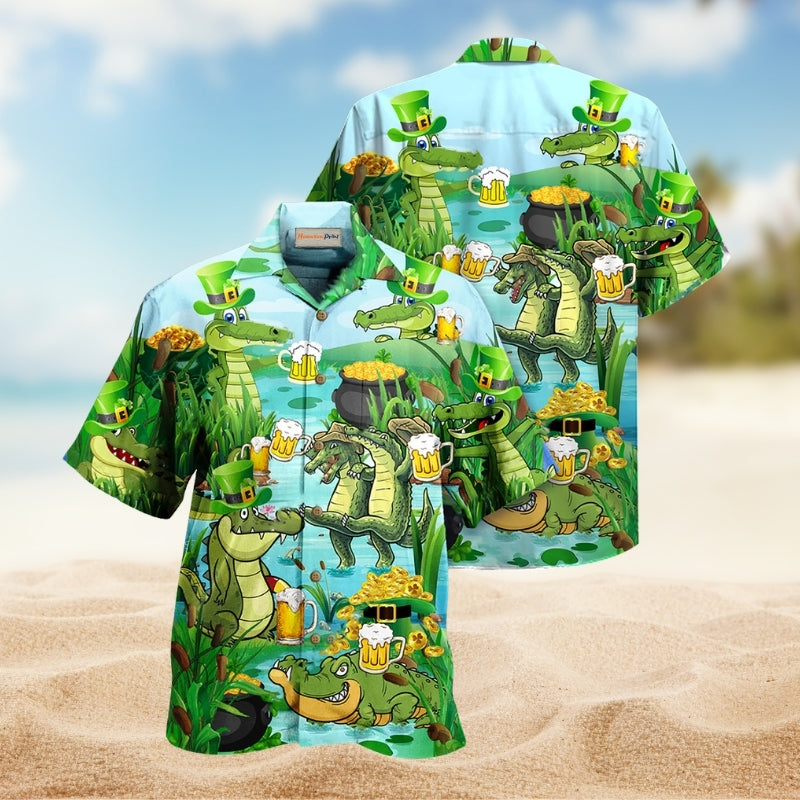 Crocodile Loves Beer Everyday Limited Edition – Hawaiian Shirt