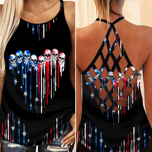 America Independence Day Happiness Limited Edition 1 – Hollow Tank Top