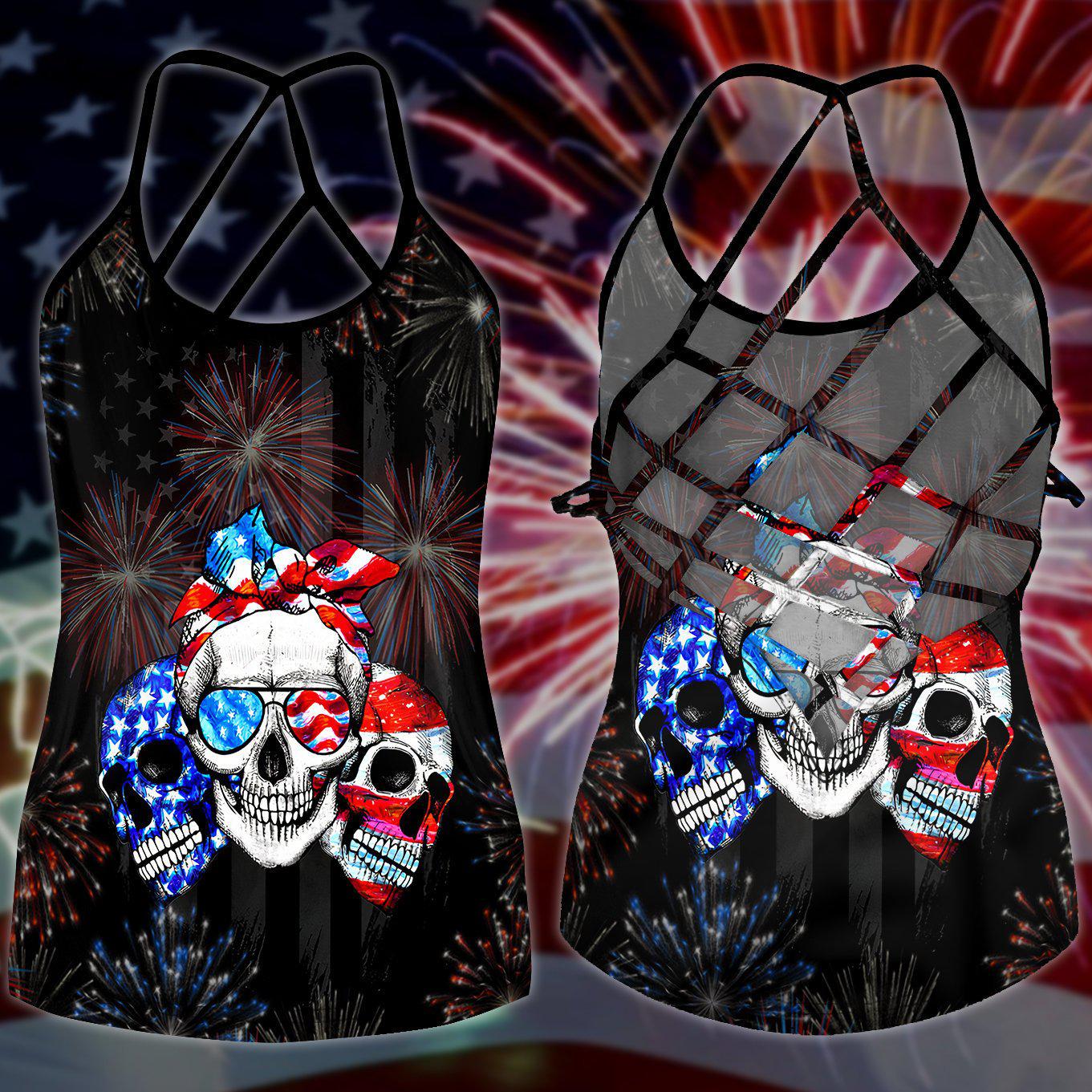 America Independence Day Happiness Limited Edition 2 – Hollow Tank Top