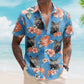 Custom Cat Face Funny Photo Tropical Hibiscus Aloha – Personalized Hawaiian Shirt for Men & Women