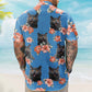 Custom Cat Face Funny Photo Tropical Hibiscus Aloha – Personalized Hawaiian Shirt for Men & Women