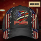 Custom Baseball Mom Heart American Flag – Classic Cap