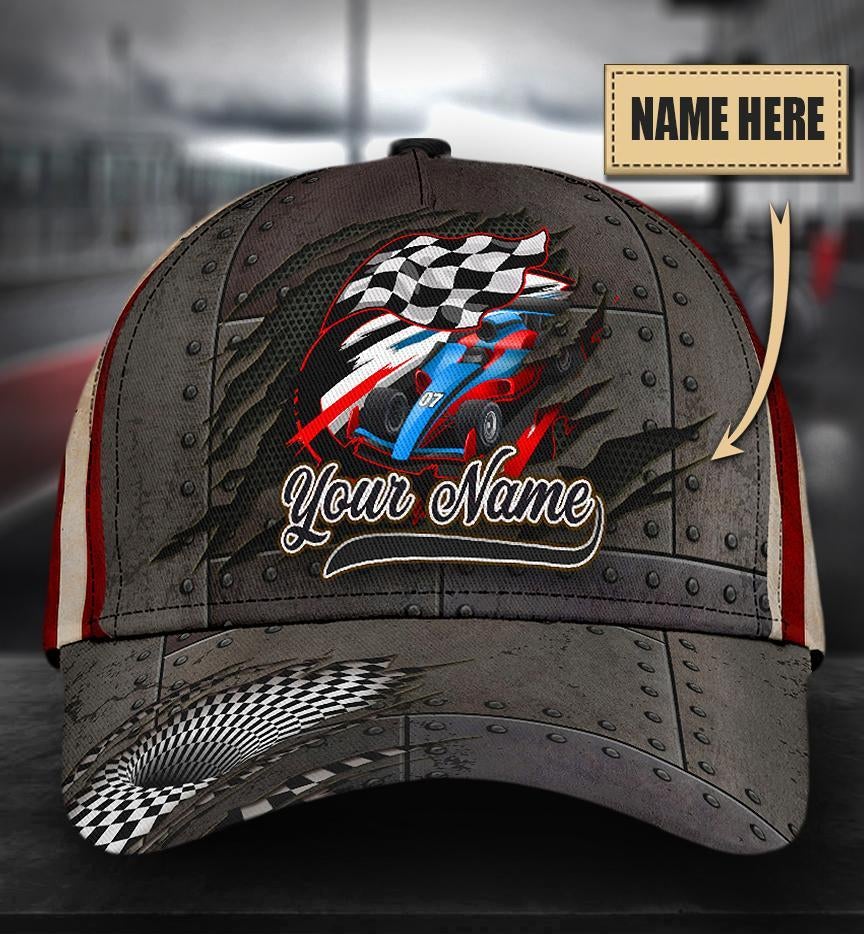 Custom Car Racing Flag – Classic Cap