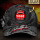 Custom Firefighter Badge Rank Name Number – Classic Cap
