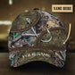 Custom Fishing Camo Hook Pattern – Classic Cap