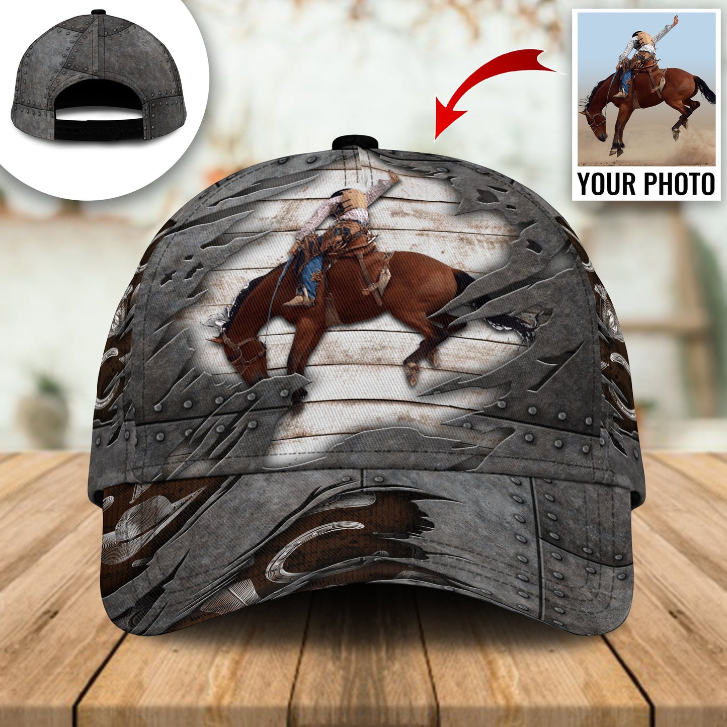 Cowboy Custom Photo Western Style – Classic Cap