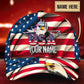 Custom Proud American Eagle Personalized Name – Classic Cap