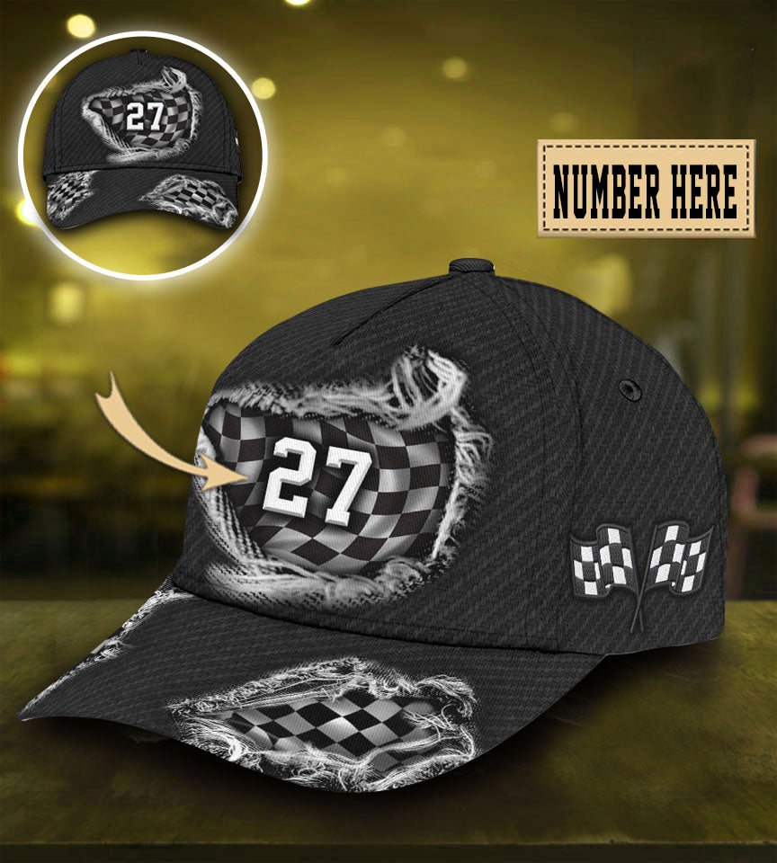 Custom Racing Personalized Number – Classic Cap