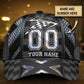 Custom Racing Hologram Personalized Name Number – Classic Cap