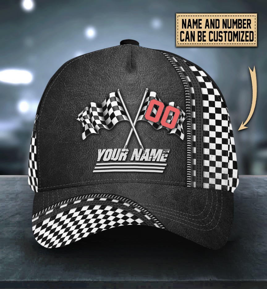 Custom Racing Lover 1 Personalized Name Number – Classic Cap