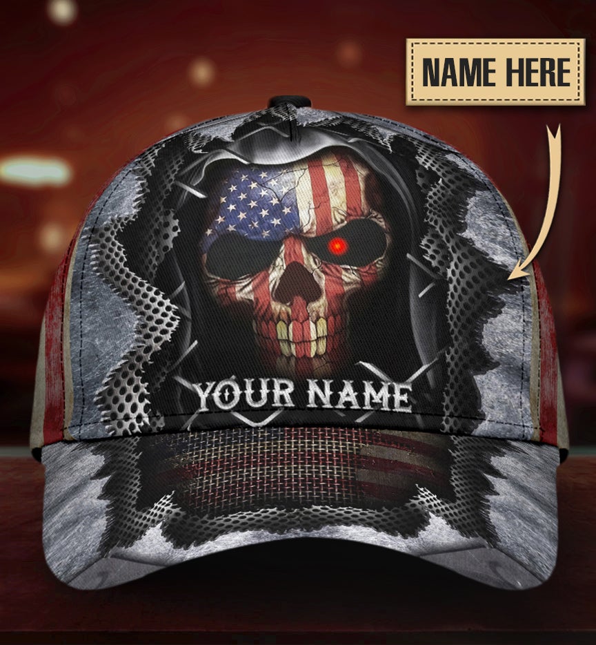 Custom Skull American Crack – Classic Cap