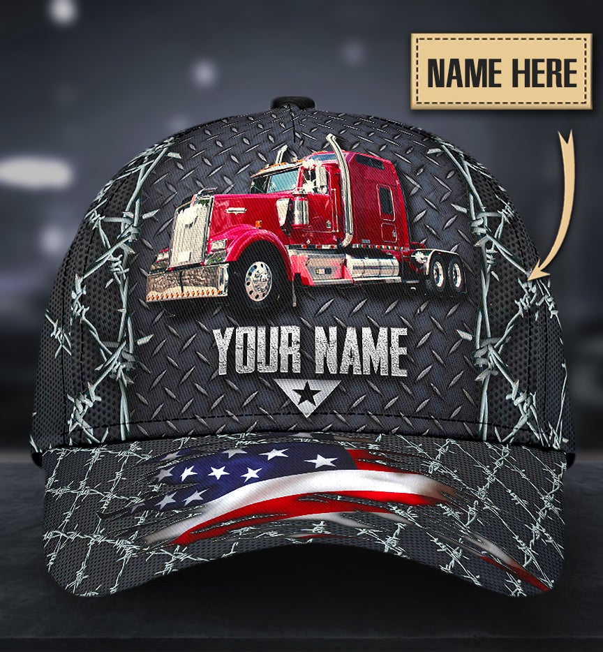 Custom Truck Driver Metal American – Classic Cap