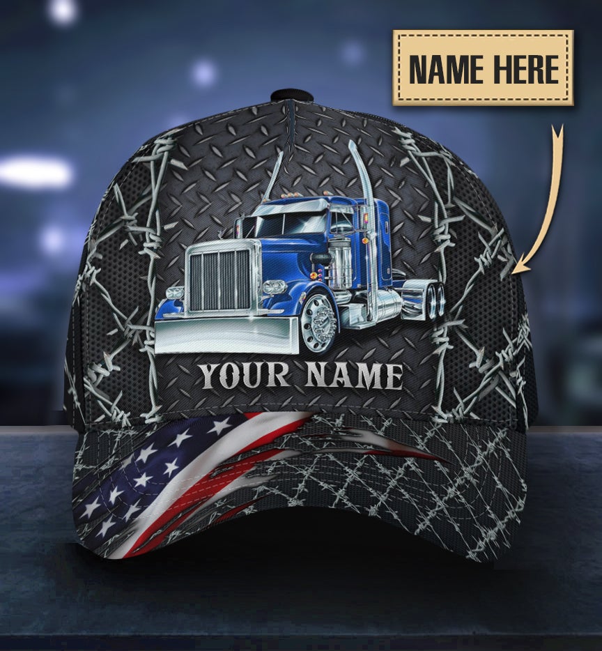 Custom Trucker Metal American Truck Style – Classic Cap