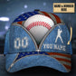 Custom Zipper Baseball Personalized Name Number – Classic Cap