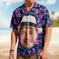 Custom Big Face Funny Photo Tropical Hawaii - Custom Photo Hawaiian Shirt