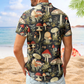 Custom Face Photo Funny with Magic Mushrooms Design – Custom Photo Hawaiian Shirts