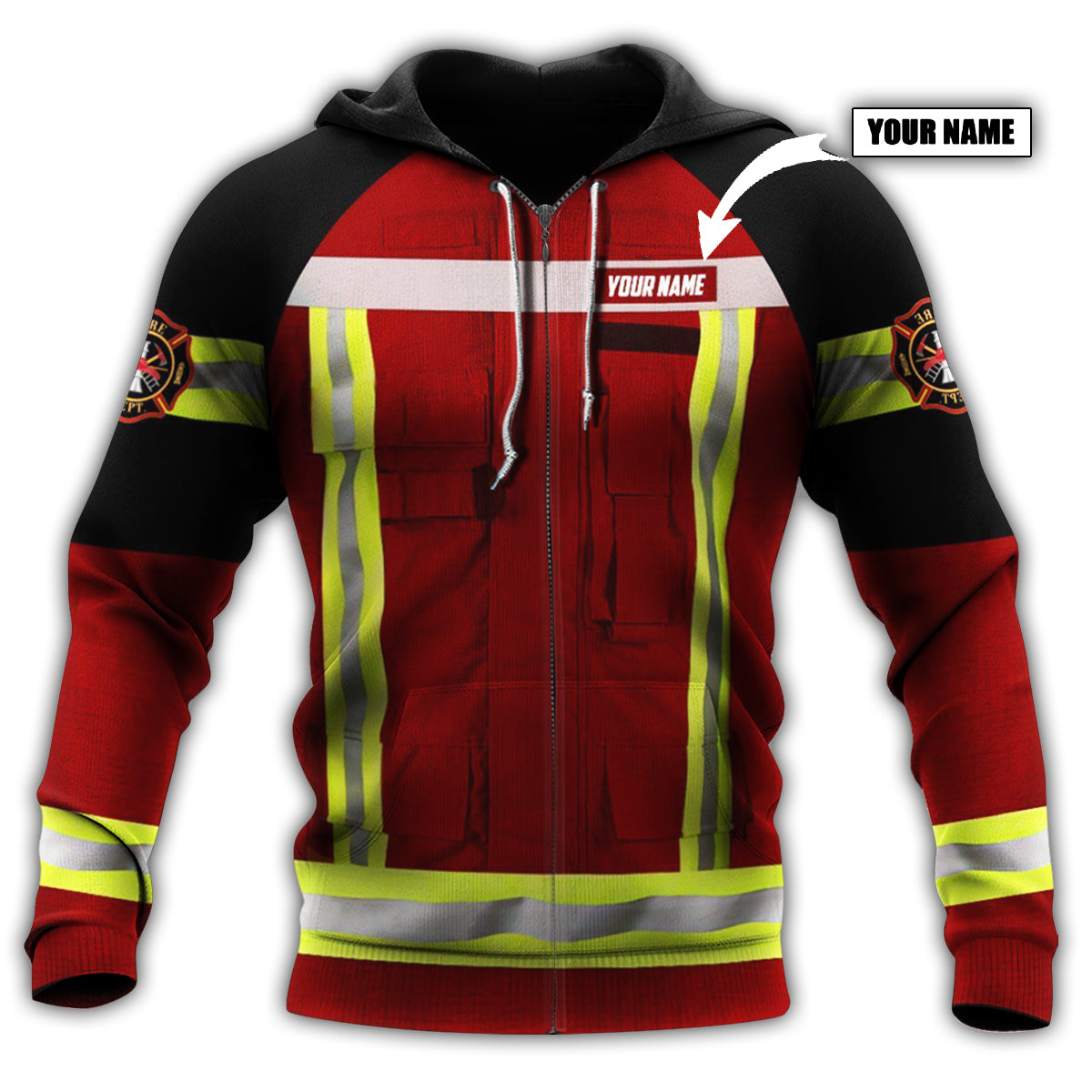 Firefighter Personalized For All - 3D Hoodie