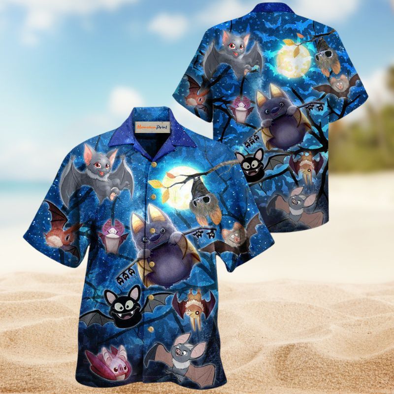 Cute Bats Night Edition – Hawaiian Shirt