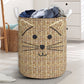 Cat Wicker Basic Style - Laundry Basket