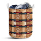 Dog Paw Handmade Red - Laundry Basket - Owls Matrix LTD