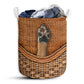 Dog Paw Rattan Teaxture - Laundry Basket - Owls Matrix LTD