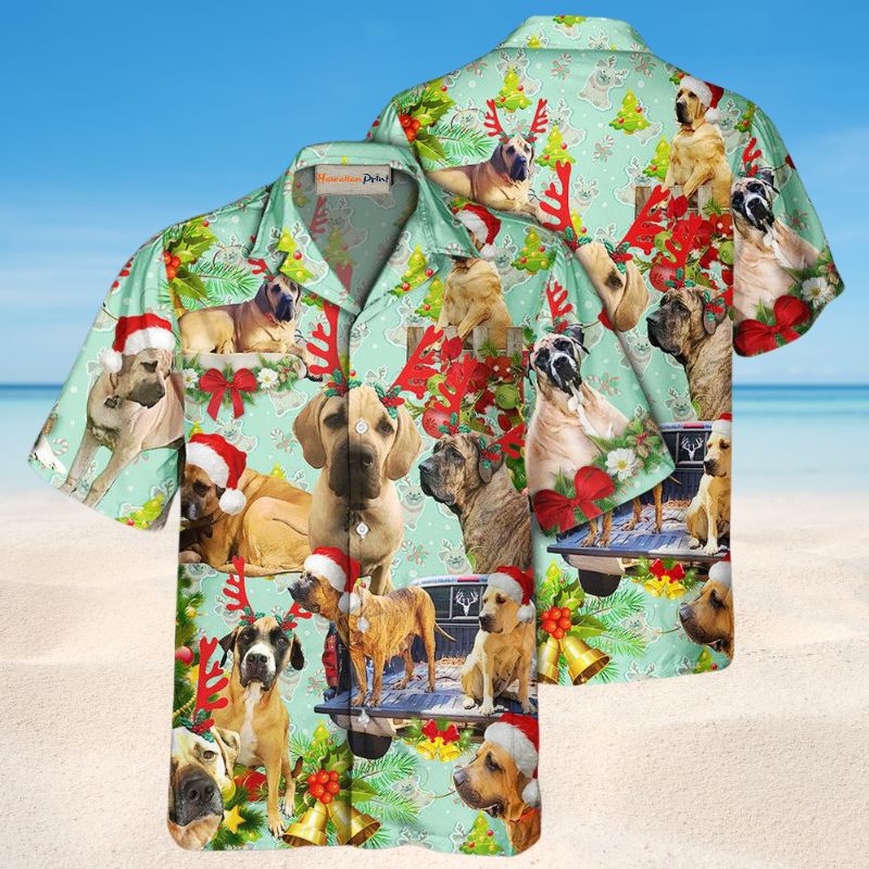 Cute Dogs Merry Christmas – Hawaiian Shirt