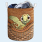 Turtle Cute Basic Style - Laundry Basket - Owls Matrix LTD