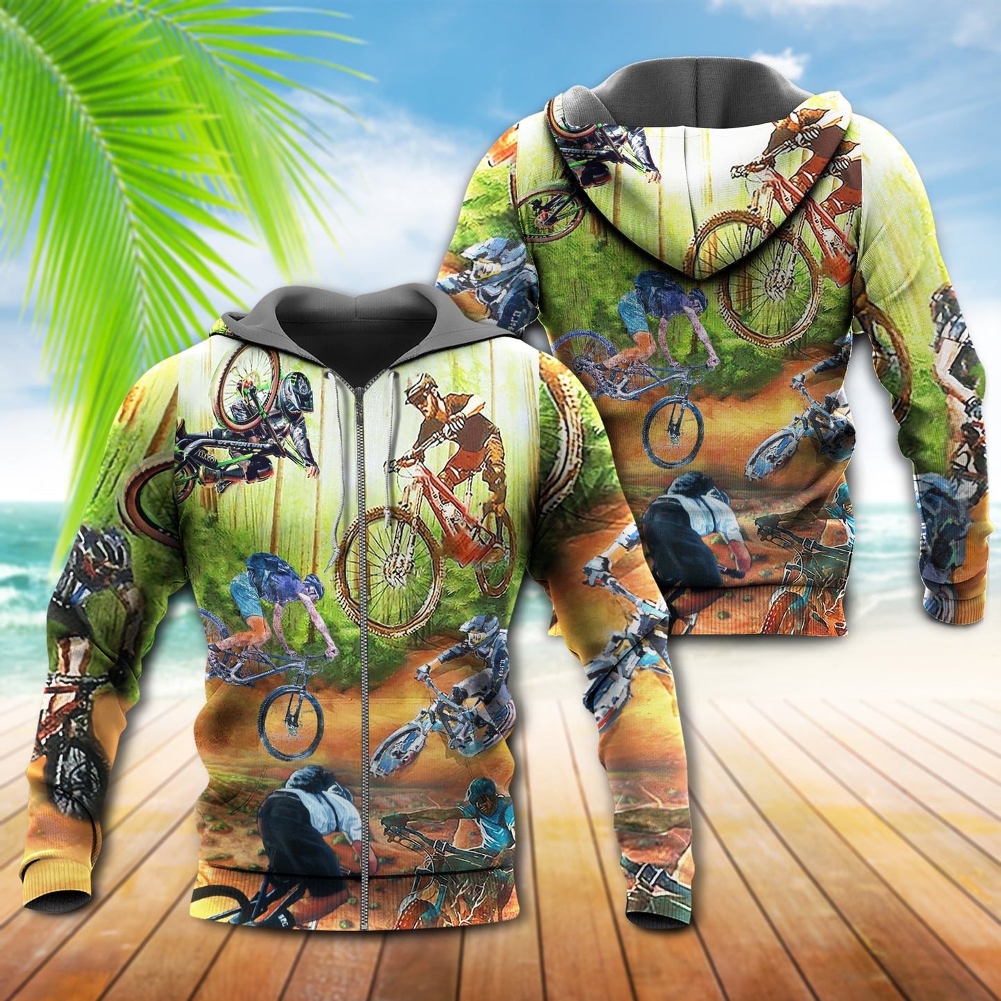 Cycling Rather Be On The Trails - 3D Hoodie