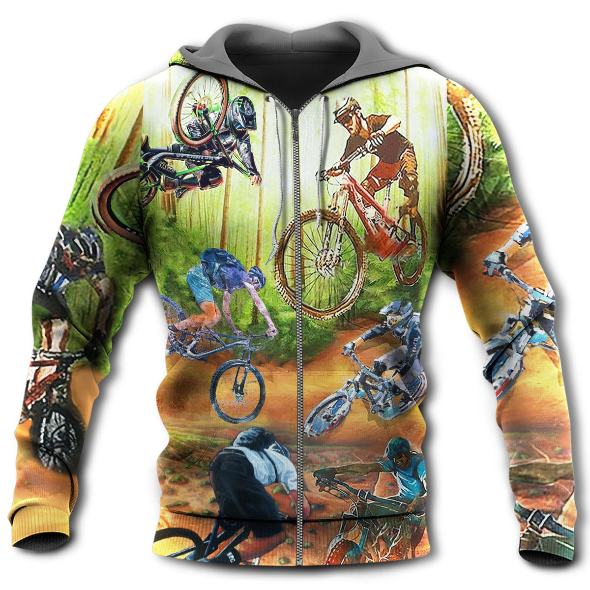 Cycling Rather Be On The Trails - 3D Hoodie