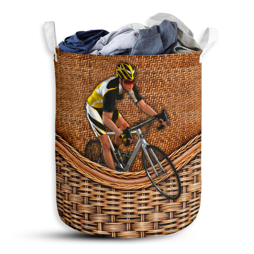 Cycling Rattan Teaxture Beautiful Style - Laundry Basket - Owls Matrix LTD