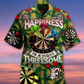 Darts Happiness Vintage Green Style - Hawaiian Shirt
