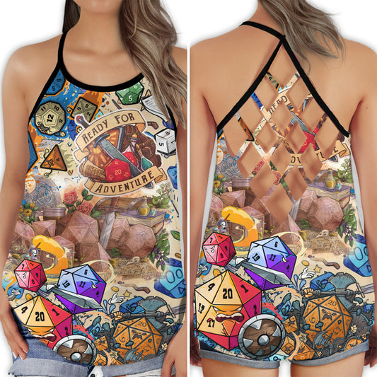 D20 Colorful Gaming Collection – Hollow Tank Top