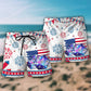 D20 Independence Day Basic Style – Beach Short