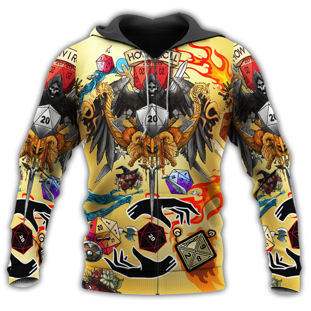D20 Take A Chance In Life - 3D Hoodie