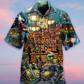 Skull Pirate Treasure Night At Sea Limited Edition – Hawaiian Shirt