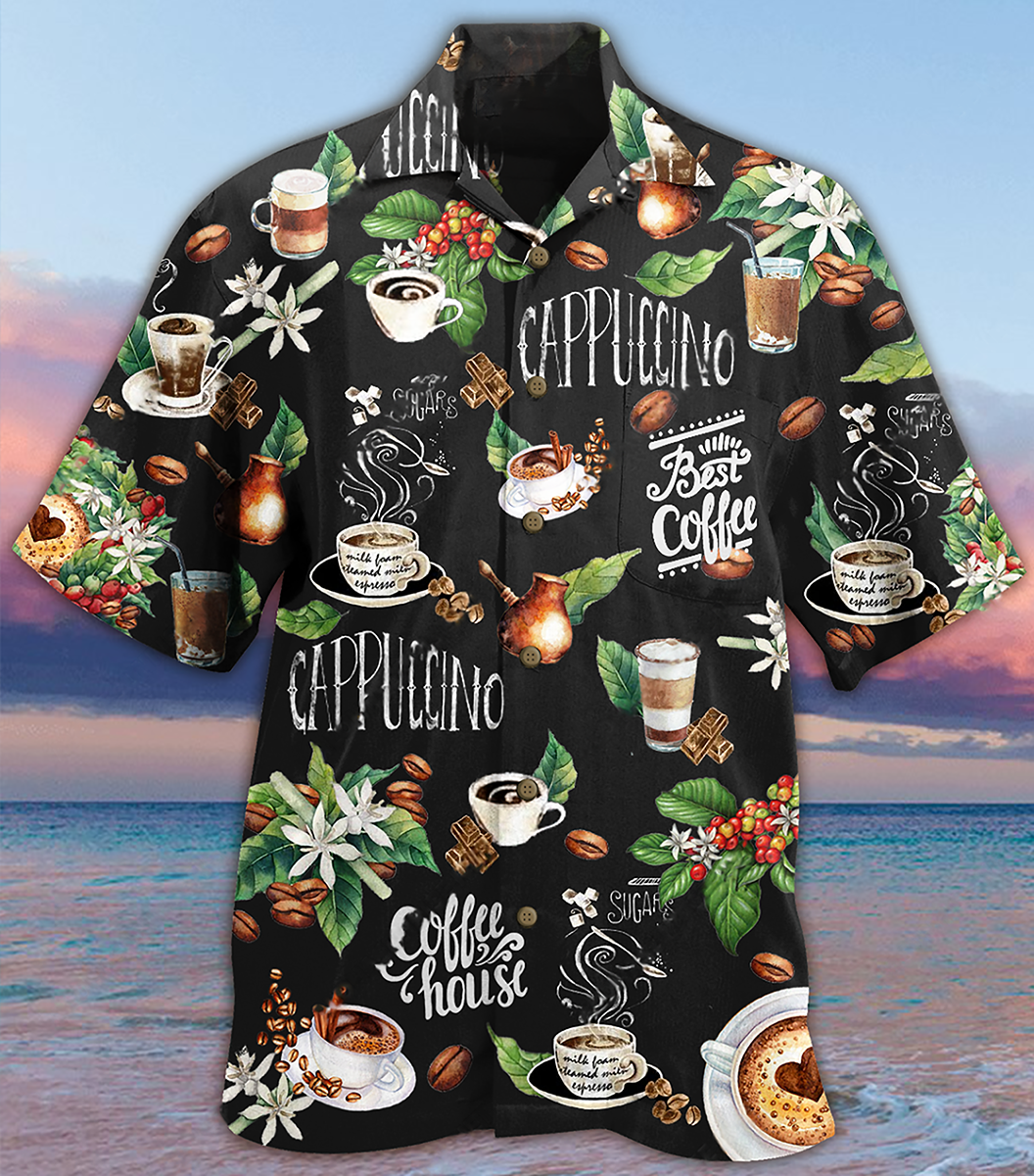 Coffee I Love Coffee Leaf Limited Edition – Hawaiian Shirt