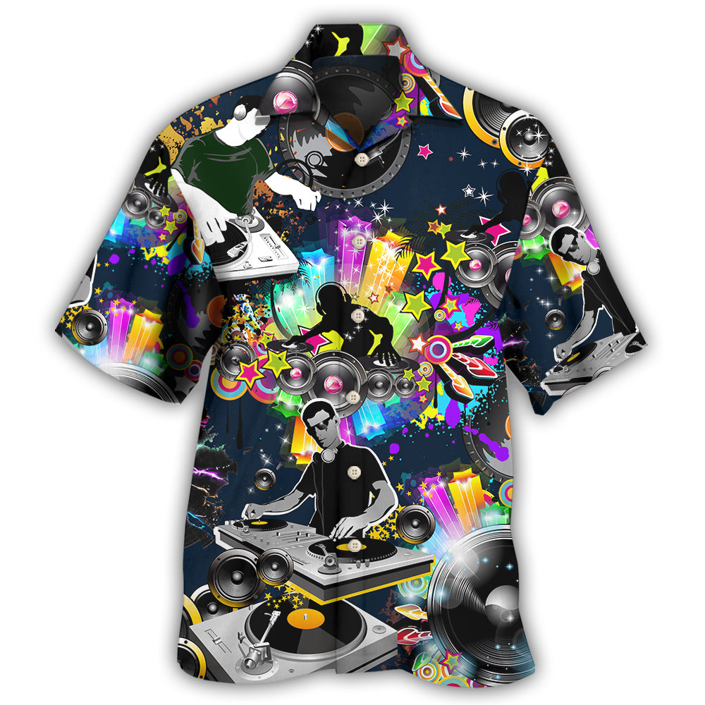 Colorful DJ Music Party Vibes – Hawaiian Shirt