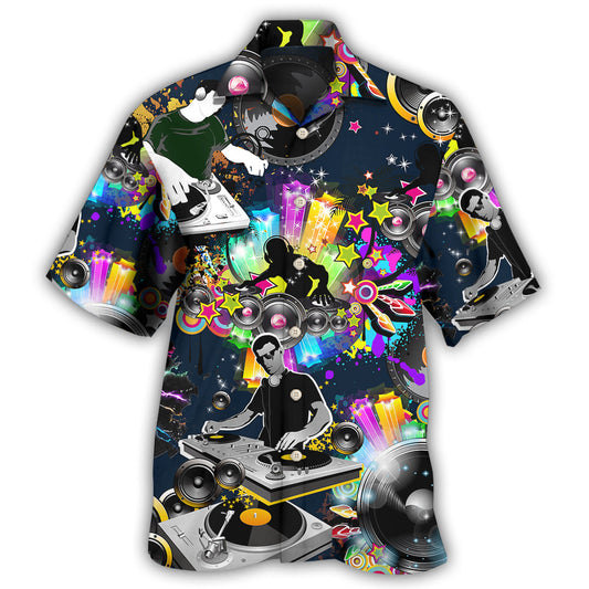 Colorful DJ Music Party Vibes – Hawaiian Shirt