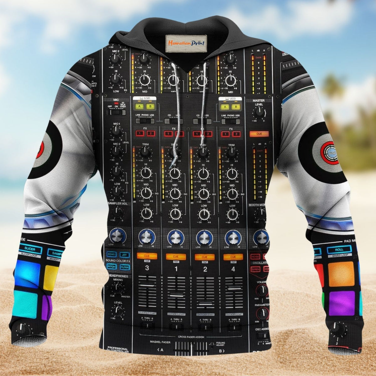 DJ Music Studio Vibe - 3D Hoodie