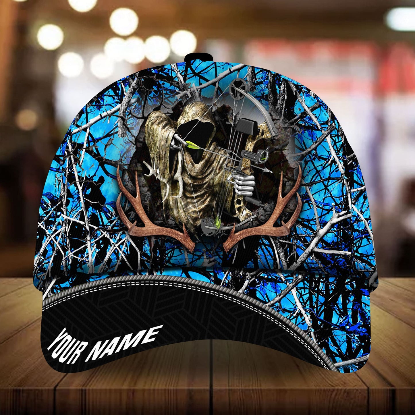 Premium Deerhorn Hunting Personalized – Classic Cap