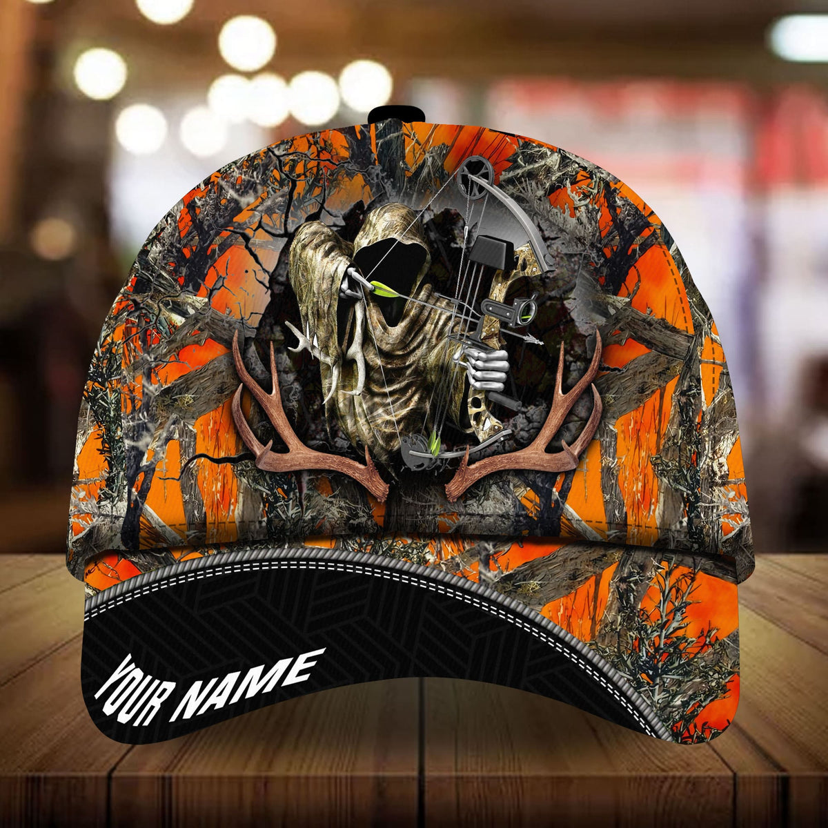Premium Deerhorn Hunting Personalized – Classic Cap