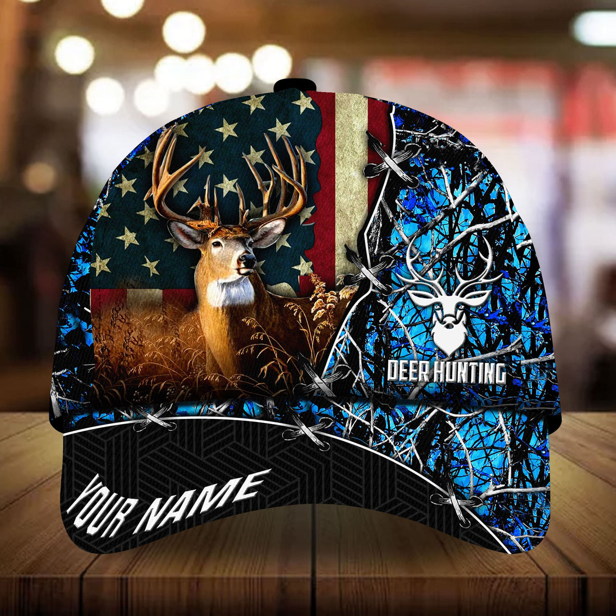 Unique US Deer Hunting Personalized – Classic Cap