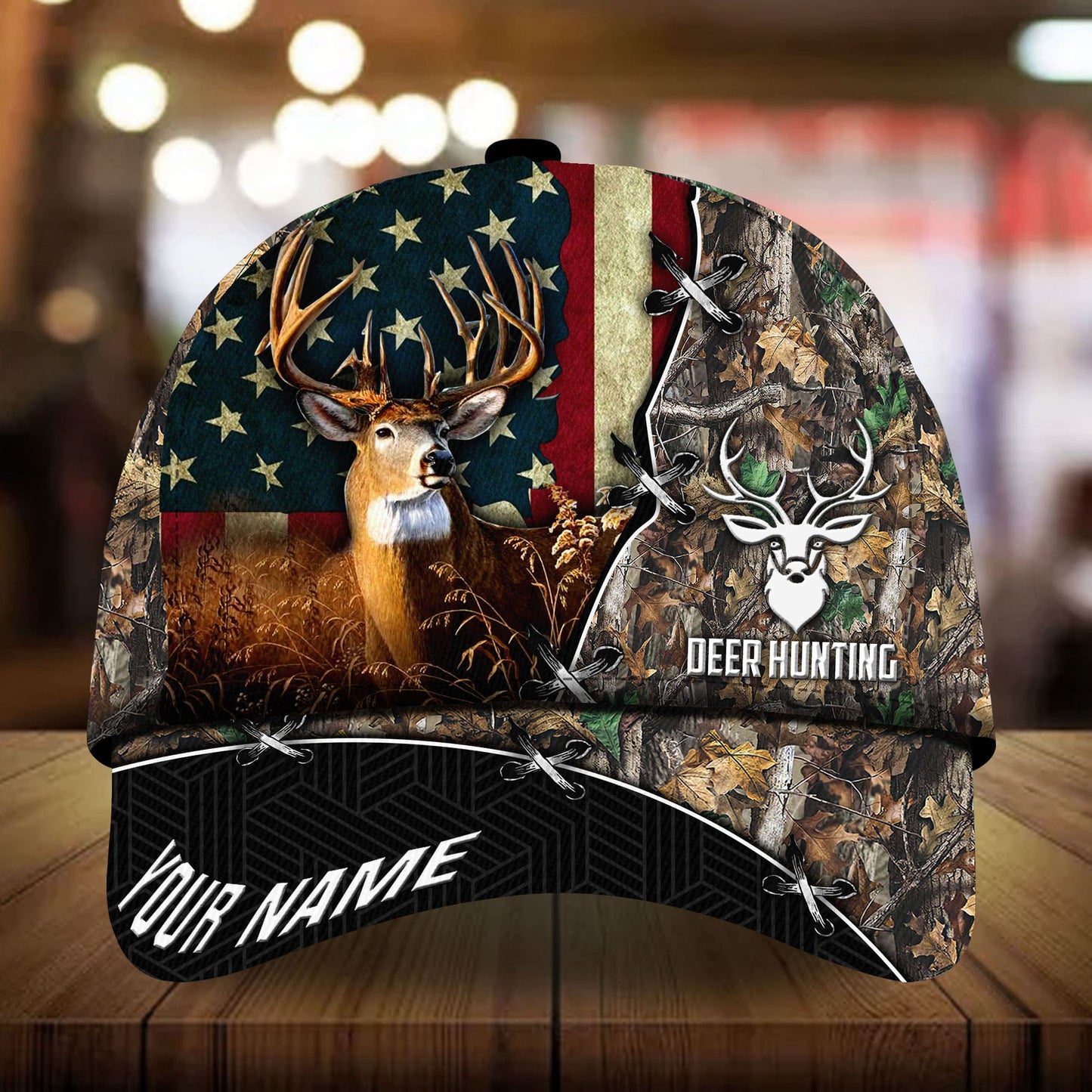 Unique US Deer Hunting Personalized – Classic Cap