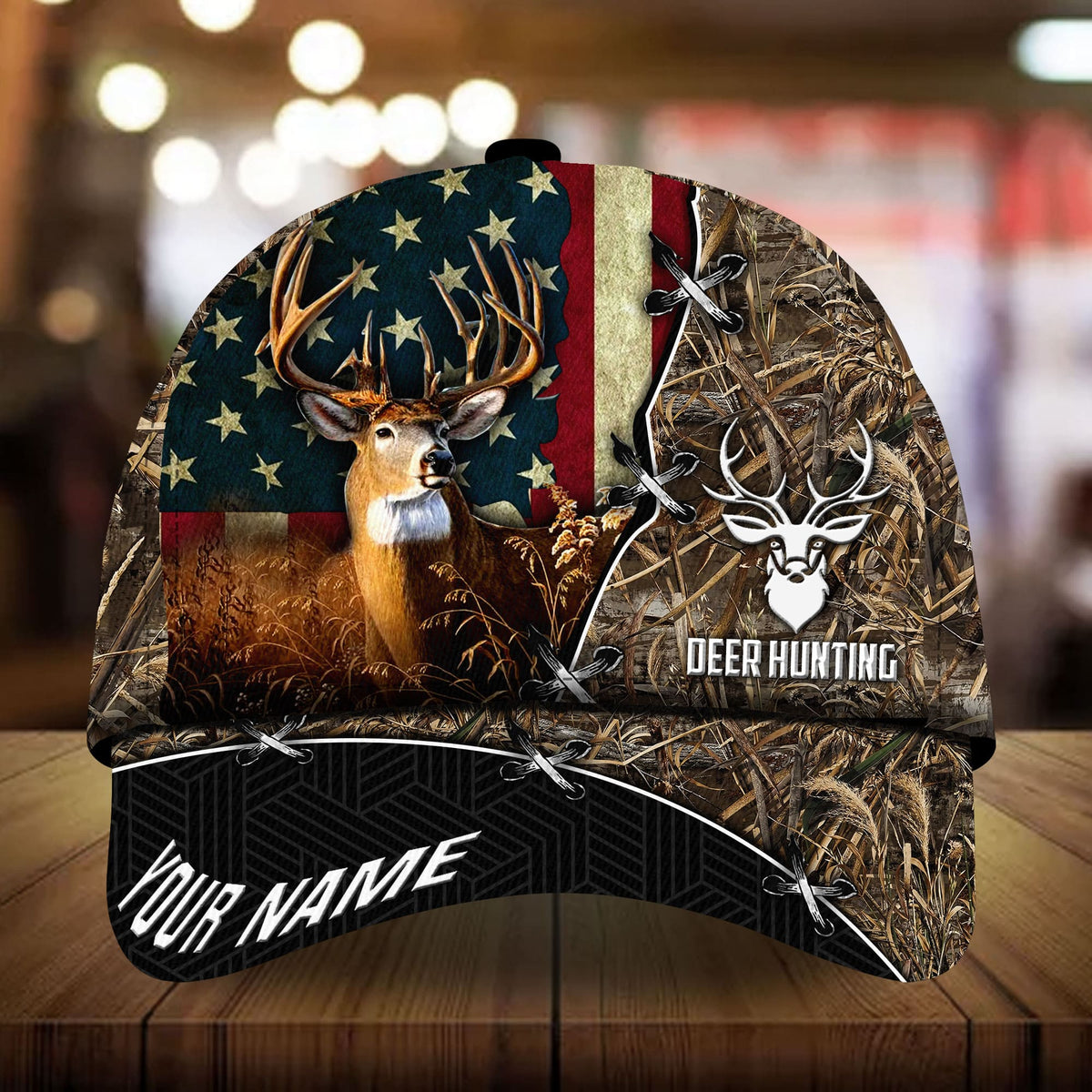 Unique US Deer Hunting Personalized – Classic Cap