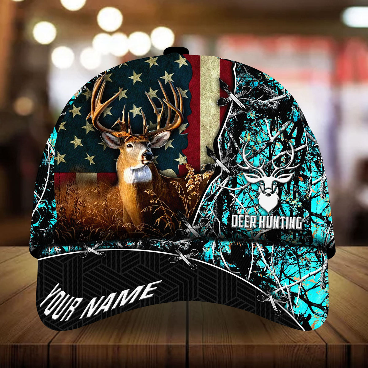 Unique US Deer Hunting Personalized – Classic Cap
