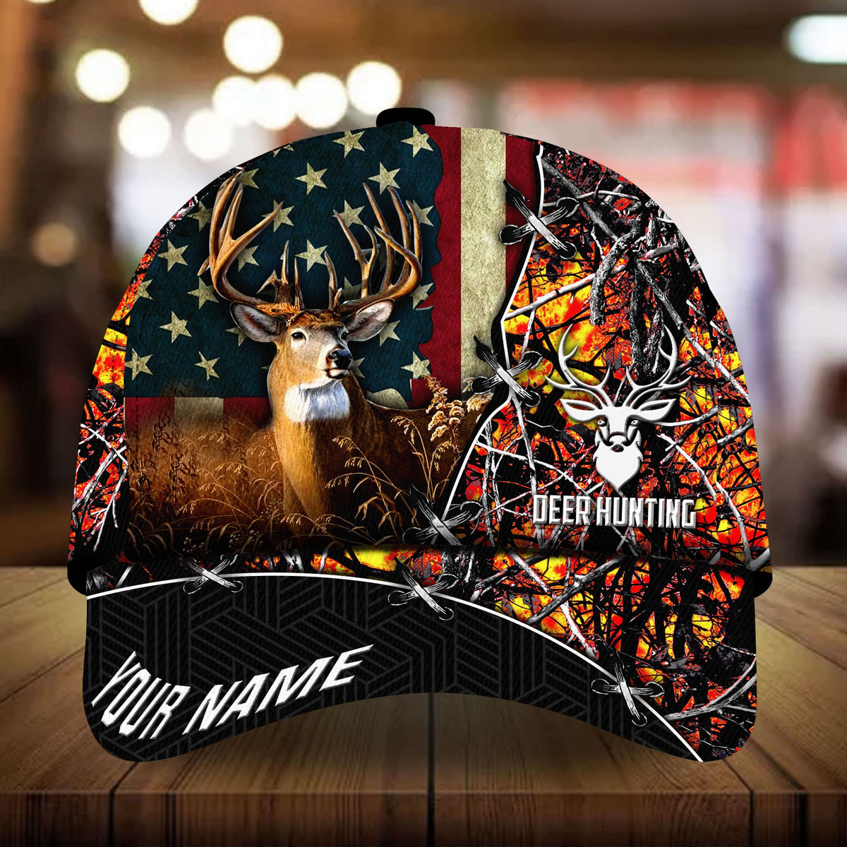 Unique US Deer Hunting Personalized – Classic Cap